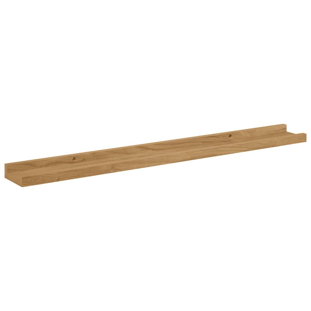 Falpolc Falra szerelhető 4 db Barna 80 x 9 x 3 cm Szerelt Fa