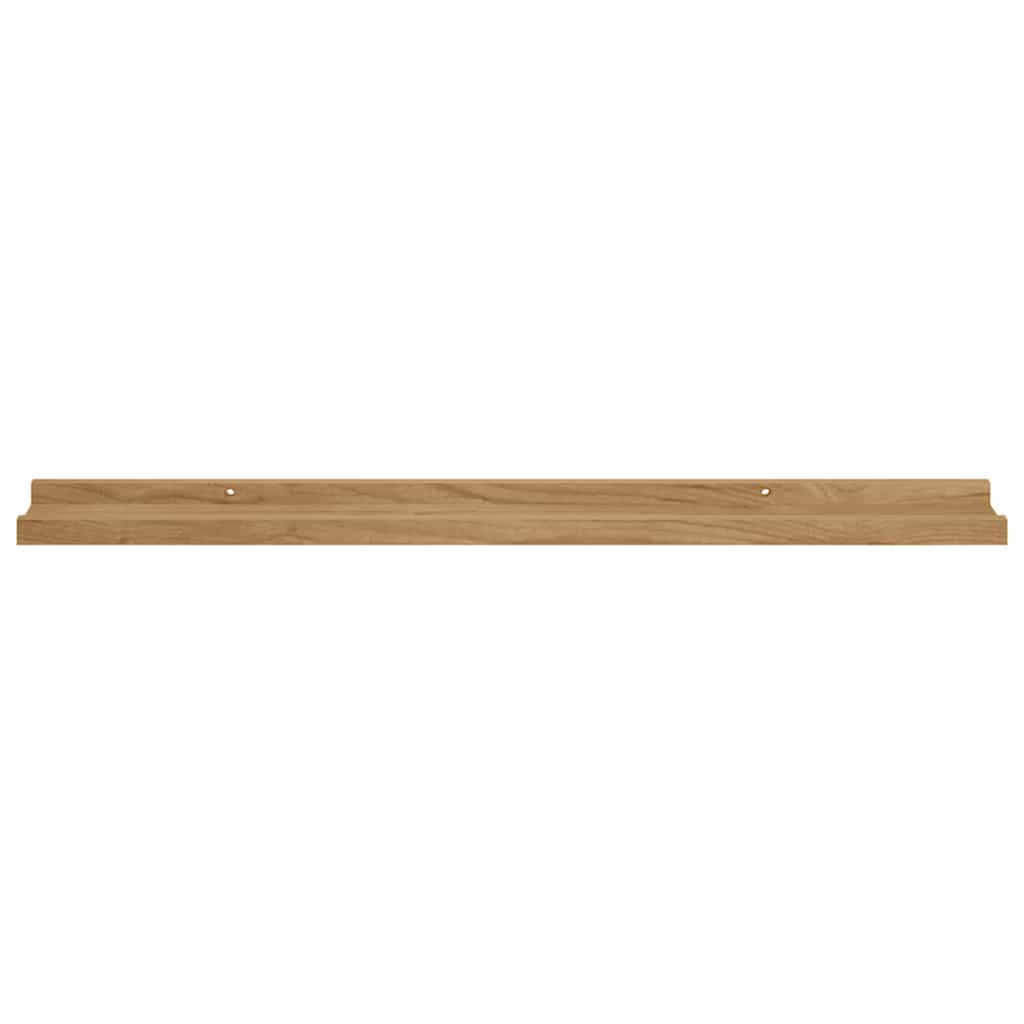 Falpolc Falra szerelhető 4 db Barna 80 x 9 x 3 cm Szerelt Fa