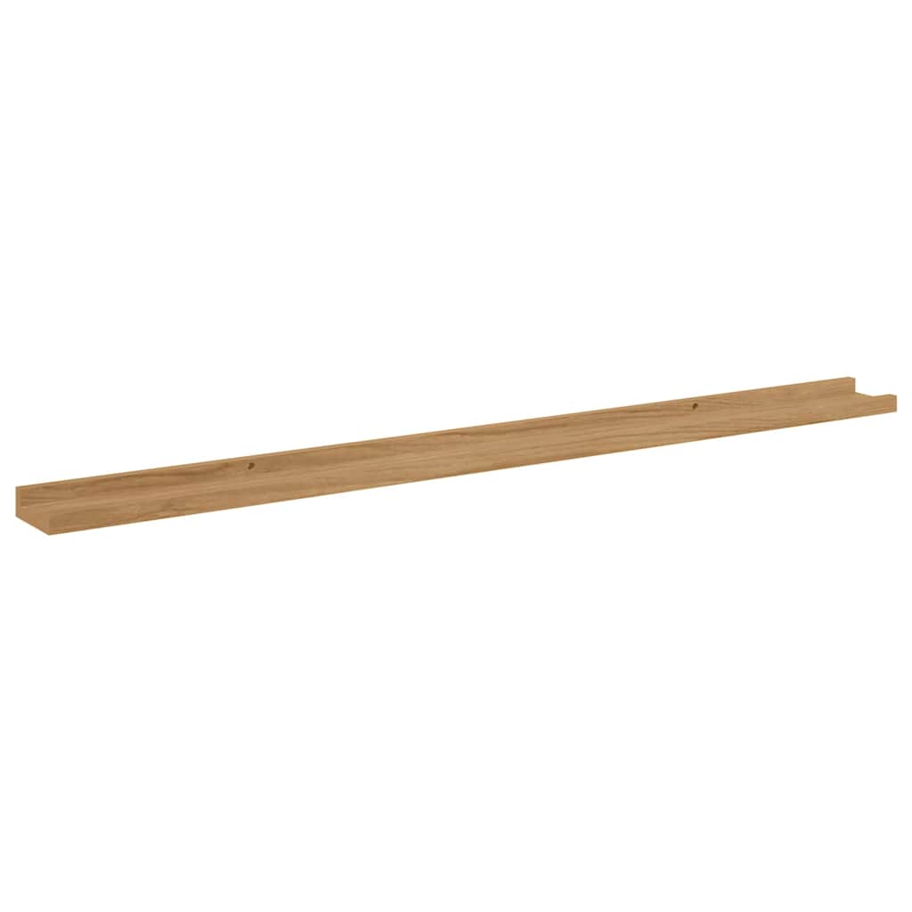 Falpolc Falra szerelhető 4 db Barna 115 x 9 x 3 cm Szerelt Fa