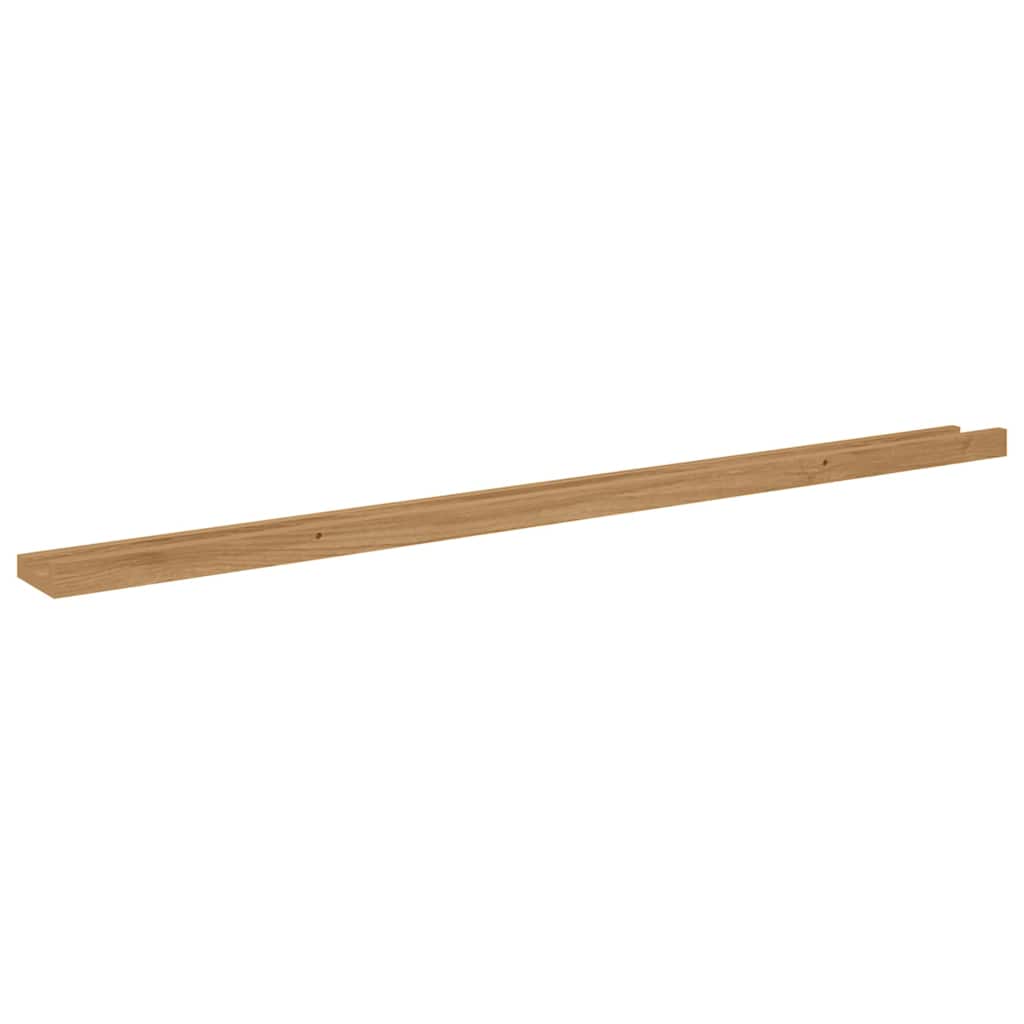 Falpolc Falra szerelhető 4 db Barna 115 x 9 x 3 cm Szerelt Fa