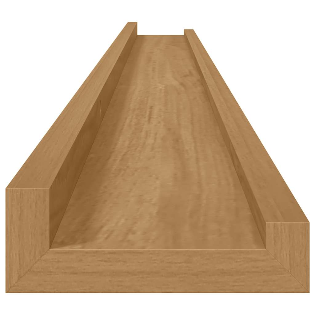 Falpolc Falra szerelhető 4 db Barna 115 x 9 x 3 cm Szerelt Fa