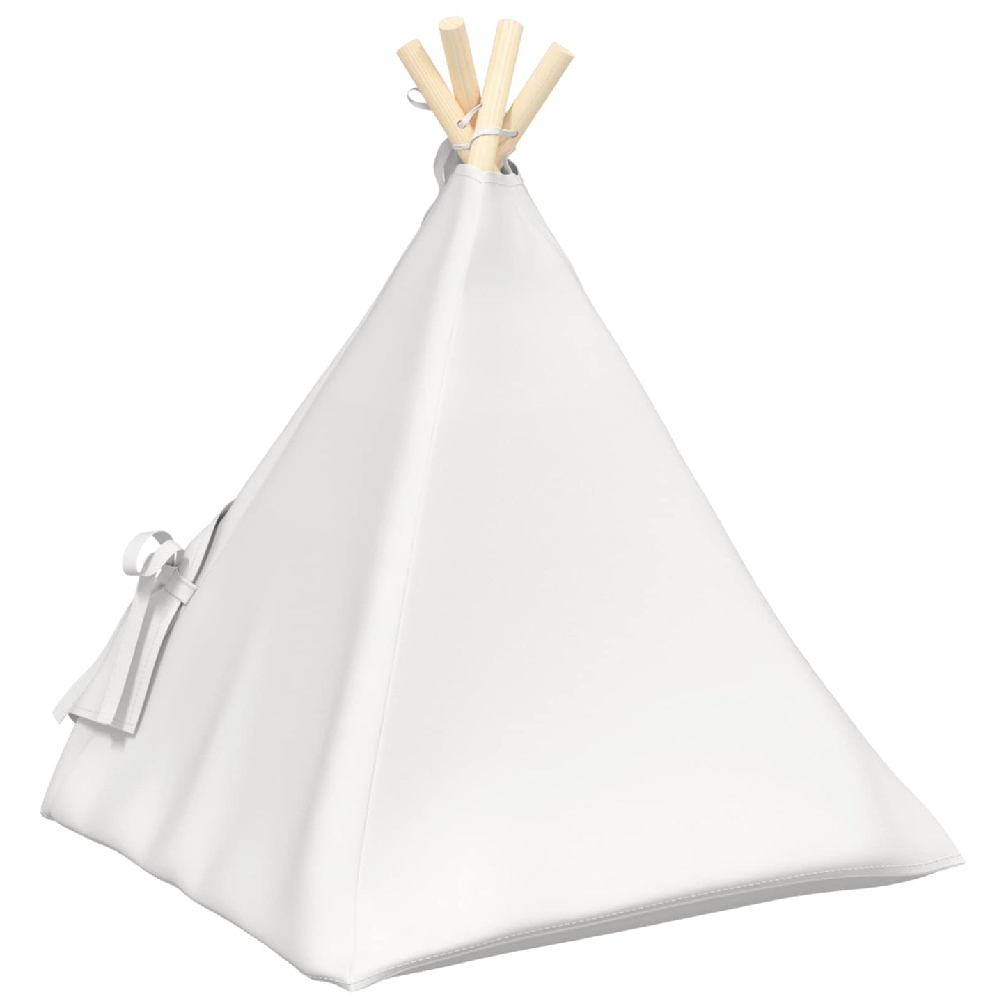 Kiskedvenc teepee párnával Fehér 50 x 50 x 60 cm Poliészter