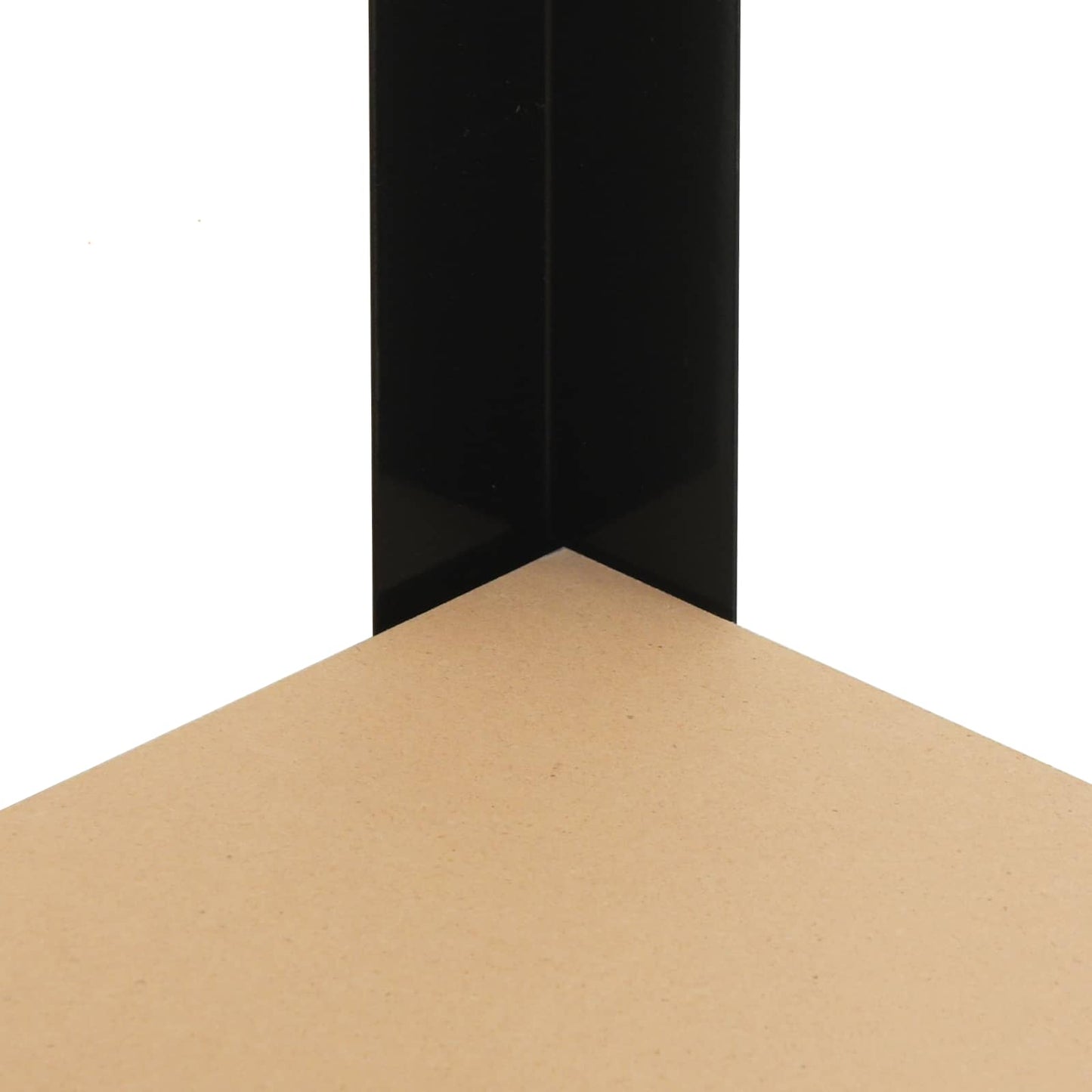 Munkapad polcokkal Fekete 81 x 41 x 91 cm Mérnöki fa és fém