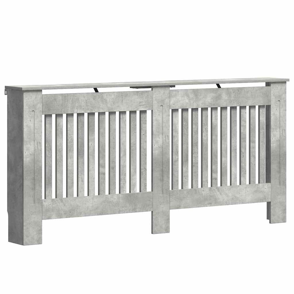 Radiátor fedezék Betonszürke 172 x 19 x 81,5 cm Szerelt Fa