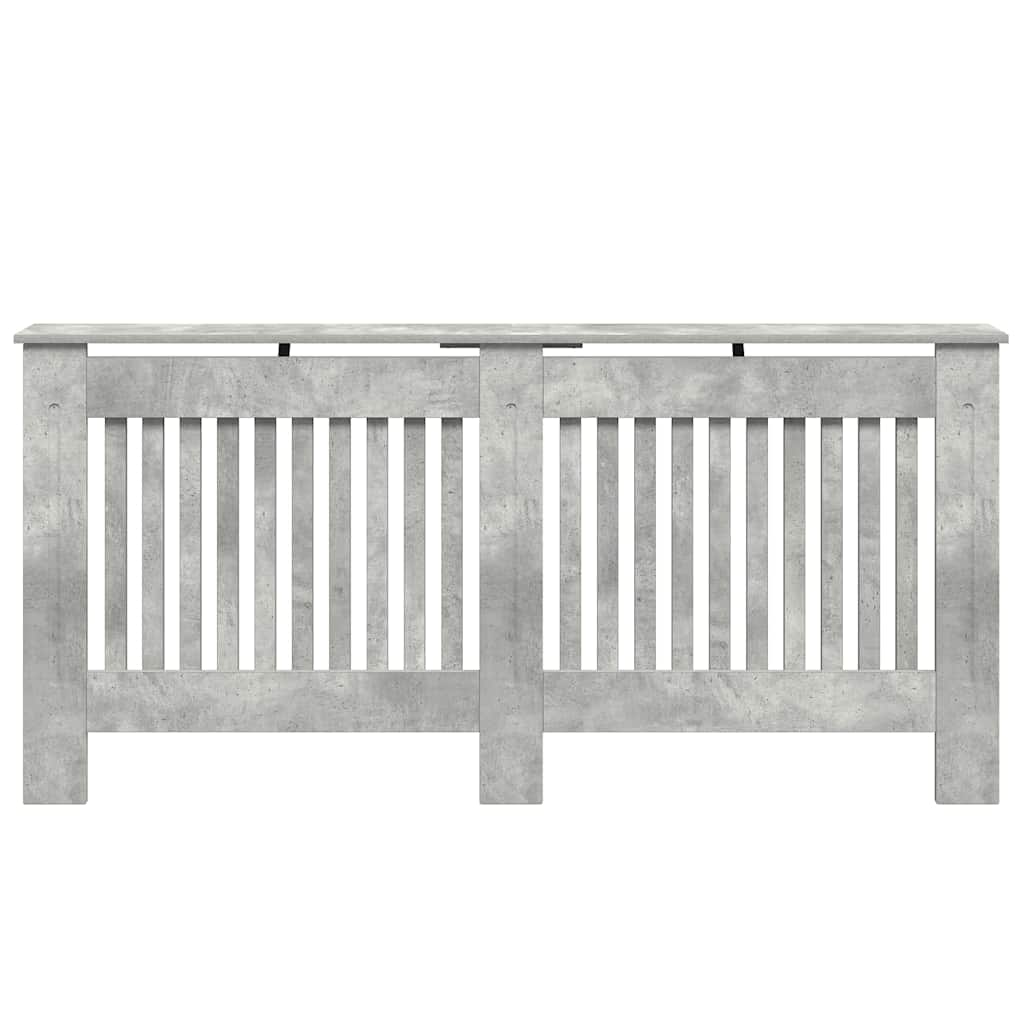 Radiátor fedezék Betonszürke 172 x 19 x 81,5 cm Szerelt Fa