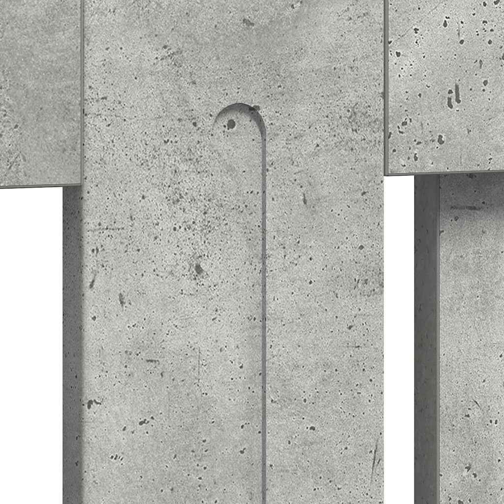 Radiátor fedezék Betonszürke 152 x 19 x 81,5 cm Szerelt Fa
