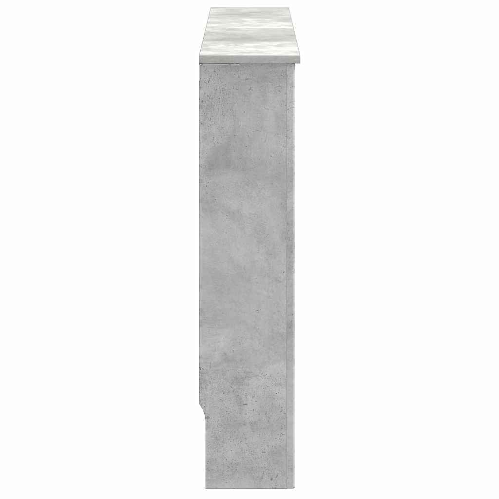 Radiátor fedezék Betonszürke 152 x 19 x 81,5 cm Szerelt Fa