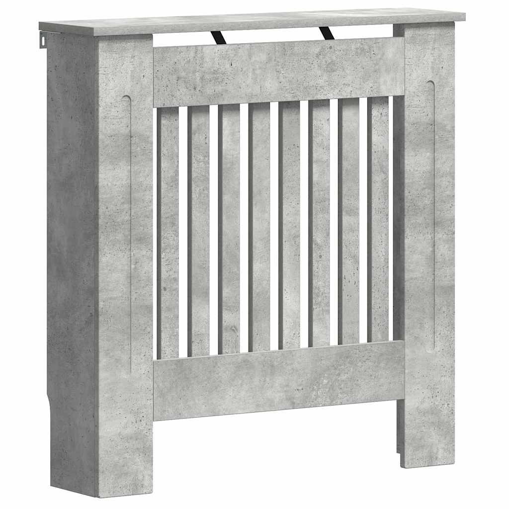 Radiátor fedezék Betonszürke 78 x 19 x 81,5 cm Szerelt Fa