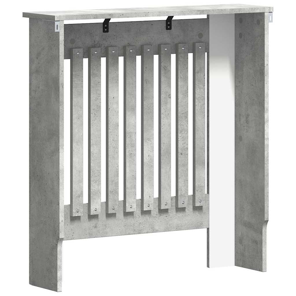 Radiátor fedezék Betonszürke 78 x 19 x 81,5 cm Szerelt Fa