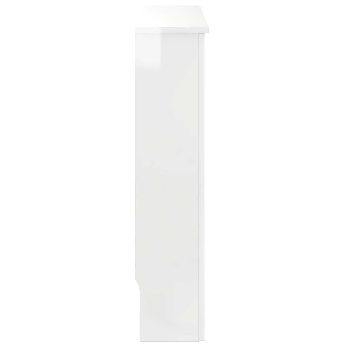 Radiátor fedezék Magasfényű Fehér 78 x 19 x 81,5 cm Szerelt Fa