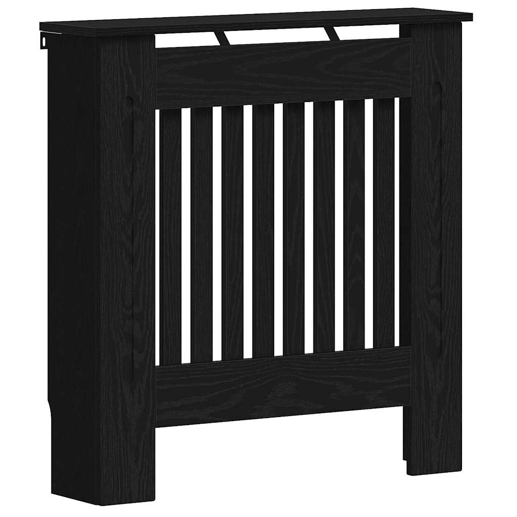 Radiátor fedezék Fekete Tölgy 78 x 19 x 81,5 cm Szerelt Fa