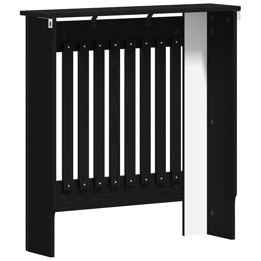 Radiátor fedezék Fekete Tölgy 78 x 19 x 81,5 cm Szerelt Fa