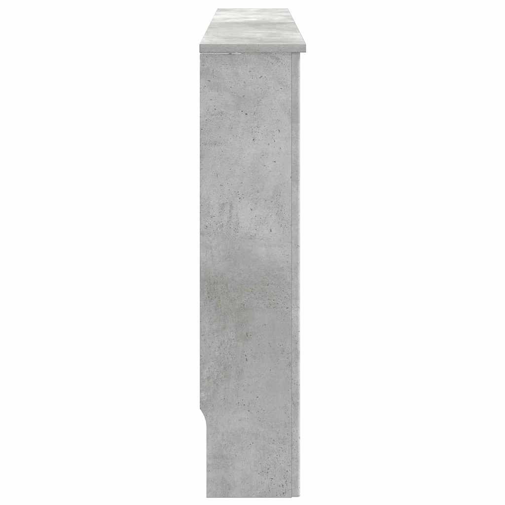 Radiátor fedezék Betonszürke 112 x 19 x 81,5 cm Szerelt Fa
