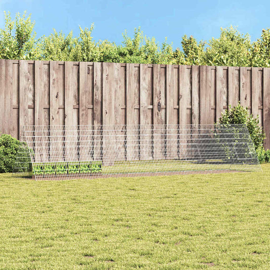 Nyúl Ketrec Ezüst 430 x 100 x 85 cm Horganyzott acél