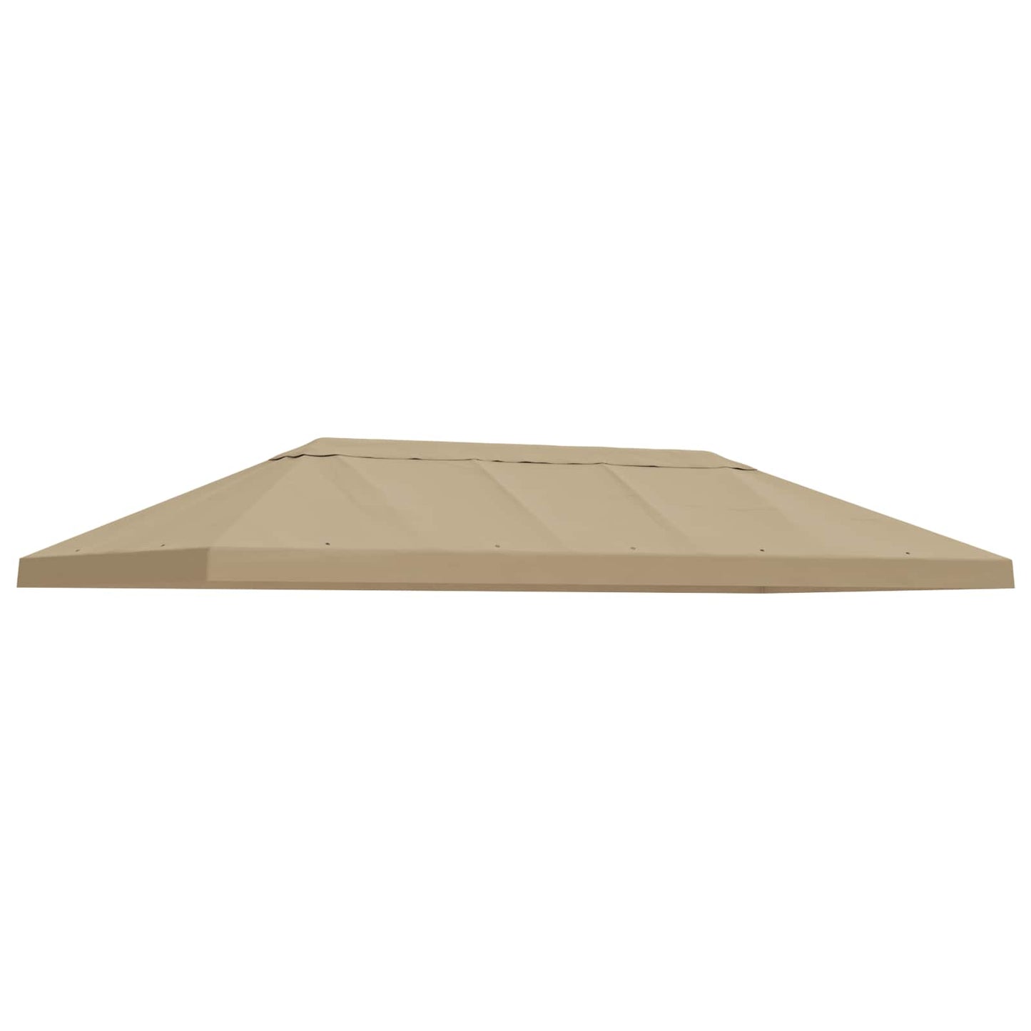 Pavilon napellenző fedél 6 x 3 m Bézs Poliészter 190 gsm