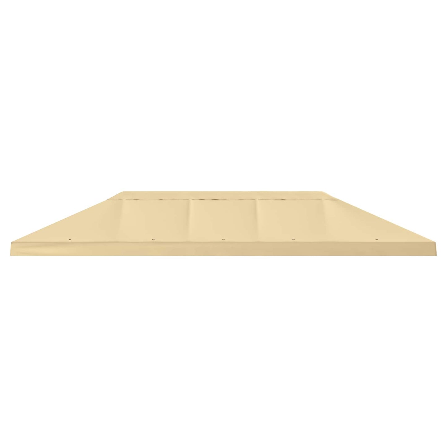 Pavilon napellenző fedél 6 x 3 m Krémszínű Poliészter 190 gsm