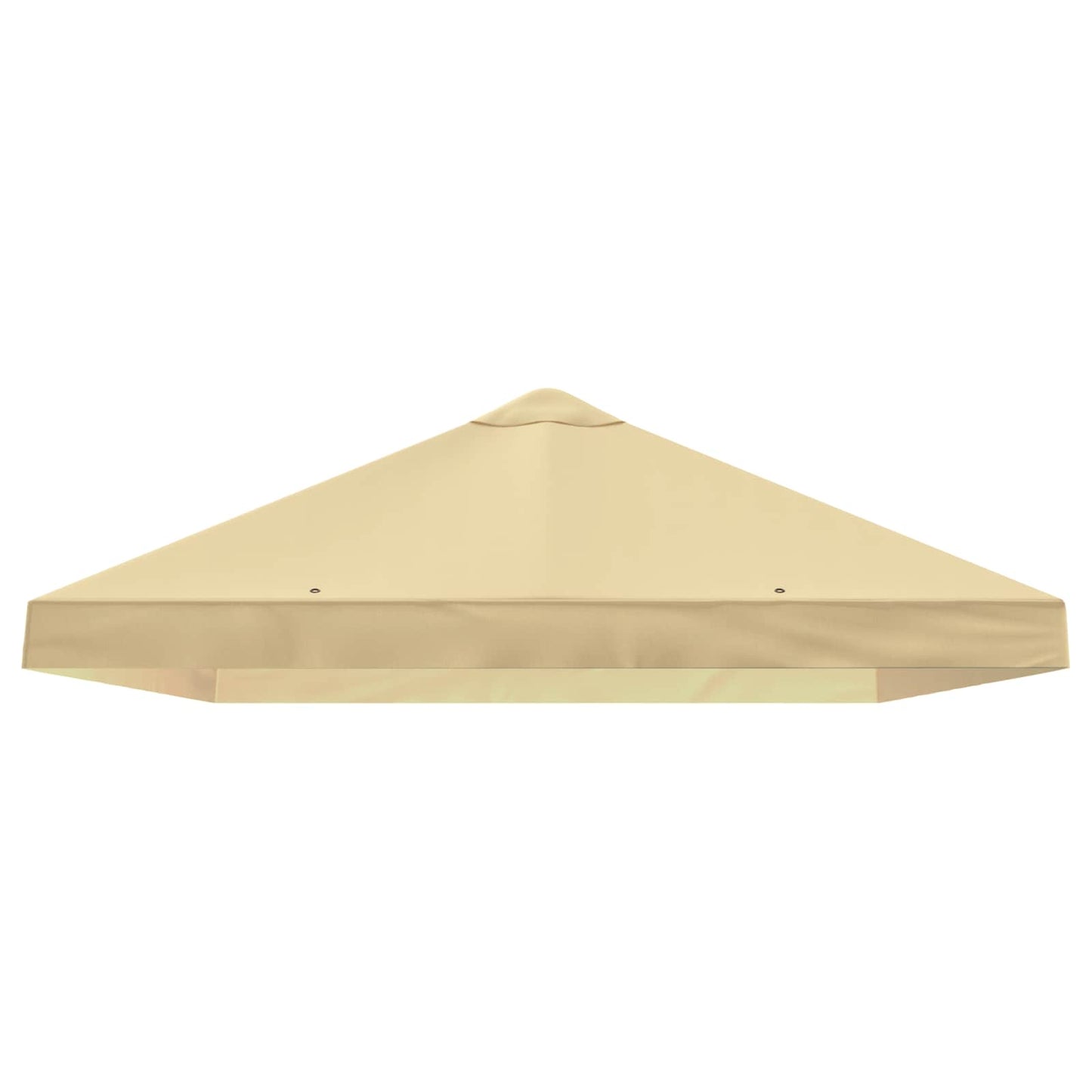 Pavilon napellenző fedél 6 x 3 m Krémszínű Poliészter 190 gsm