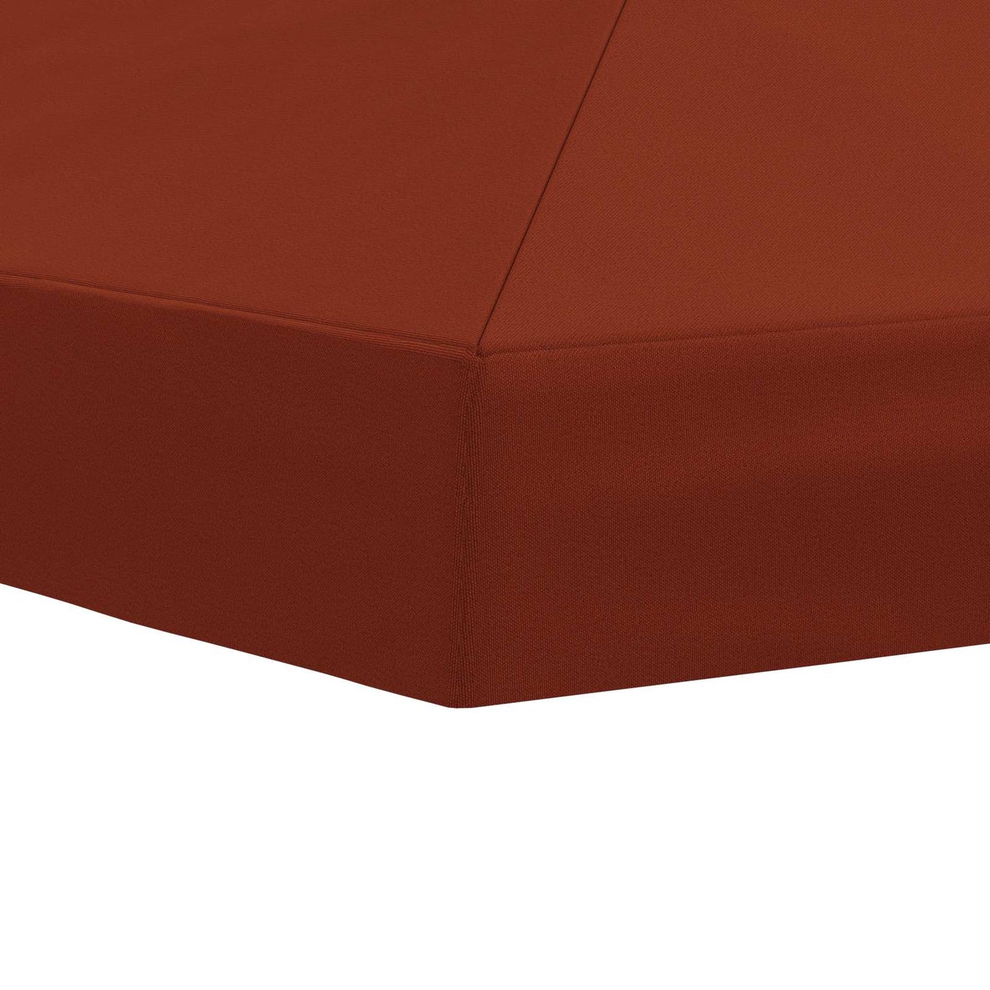 Pavilon napellenző fedél 6 x 3 m Terrakotta Poliészter 190 gsm