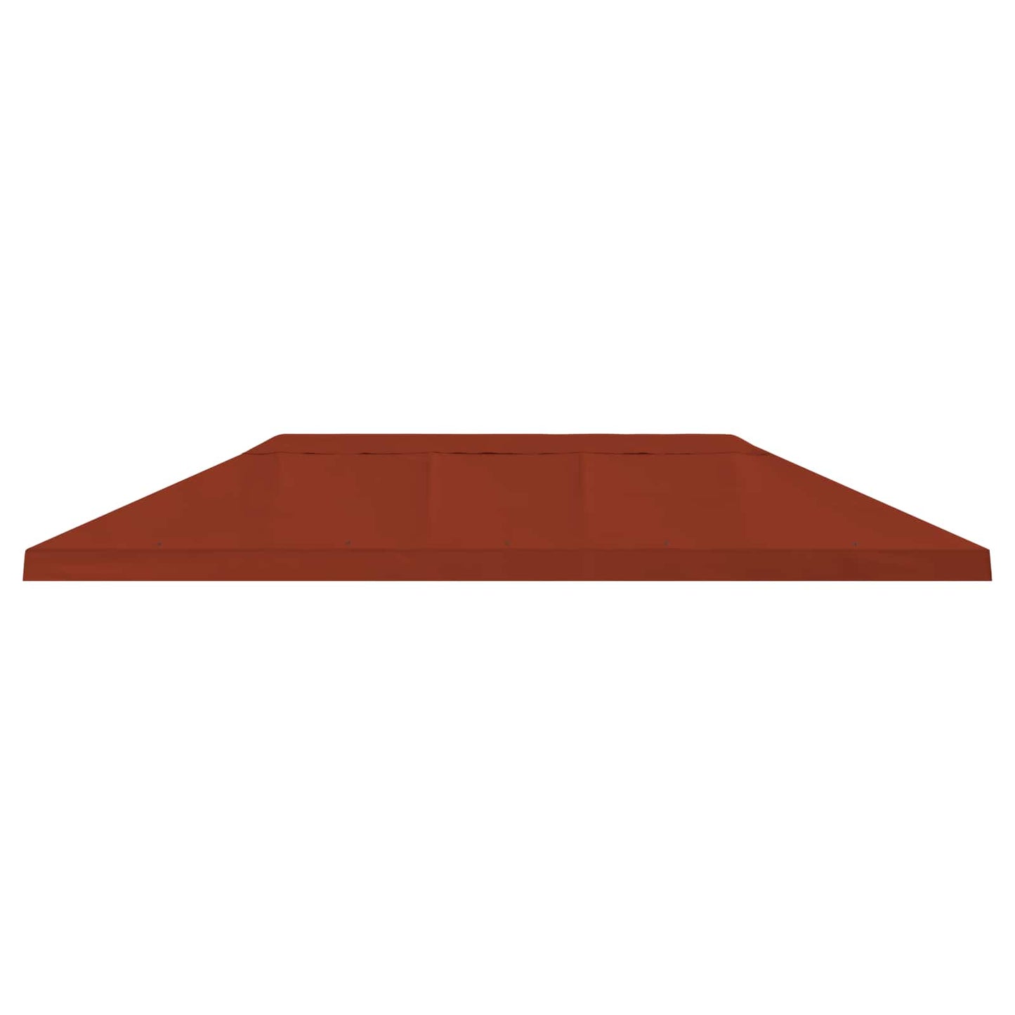 Pavilon napellenző fedél 6 x 3 m Terrakotta Poliészter 190 gsm