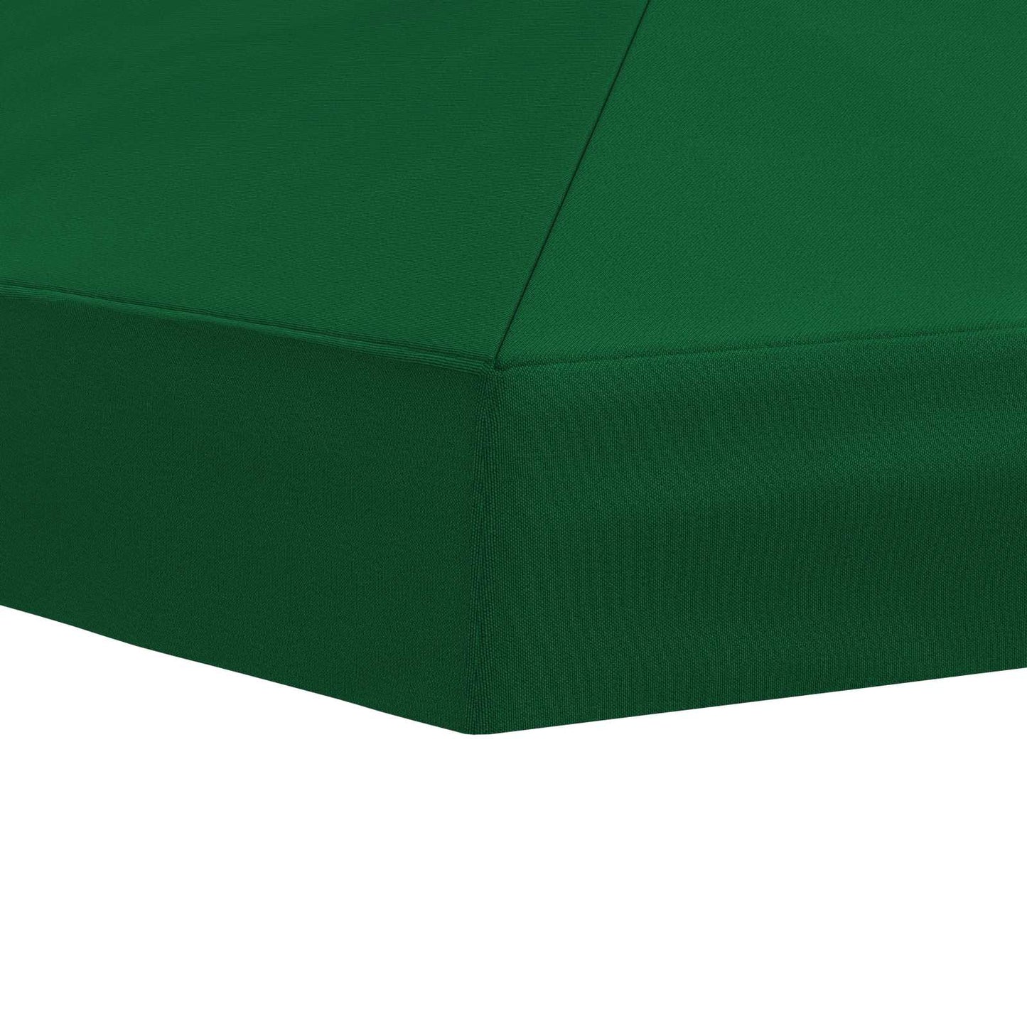 Pavilon napellenző fedél 6 x 3 m Zöld Poliészter 190 gsm