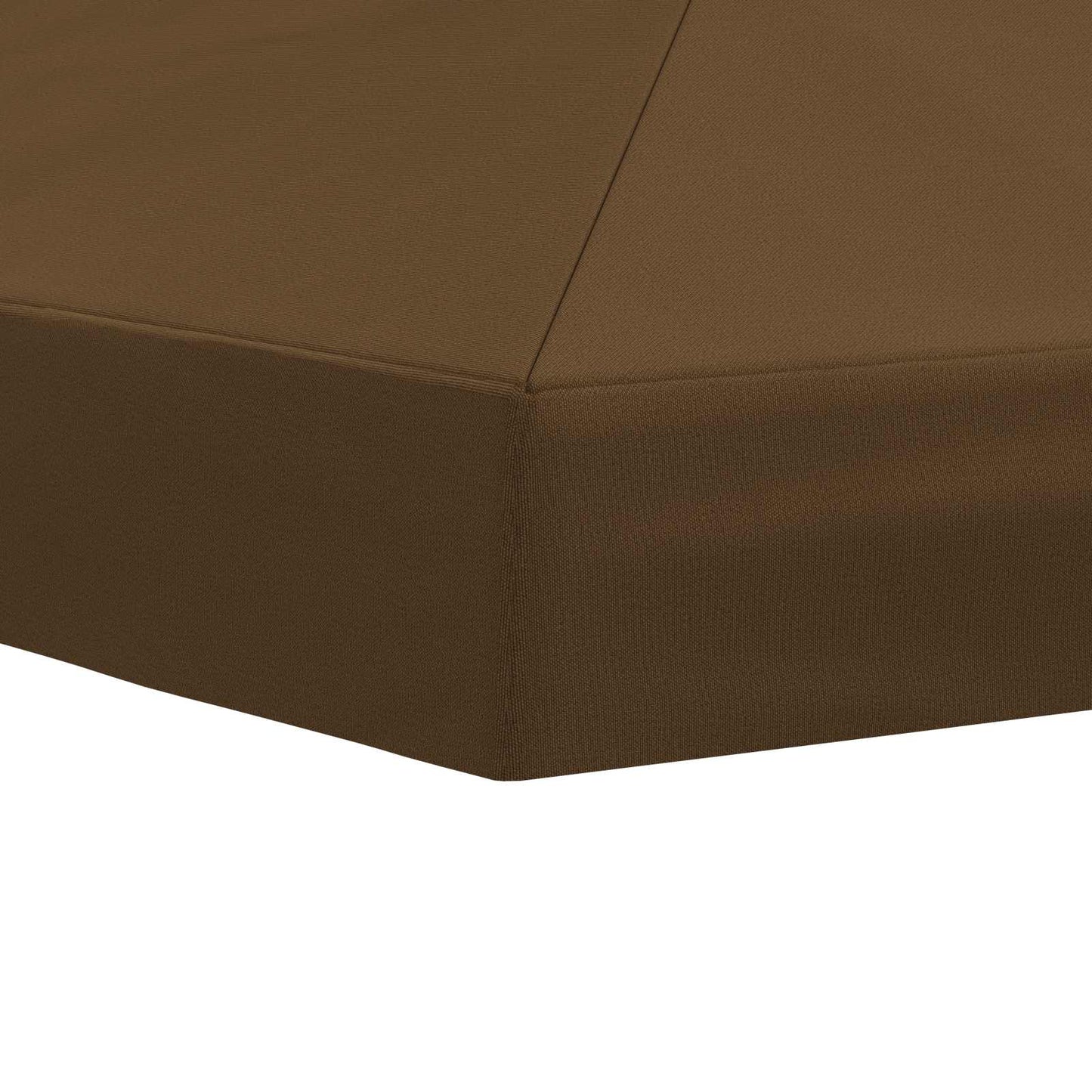 Pavilon napellenző fedél 6 x 3 m Tópszínű Poliészter 190 gsm
