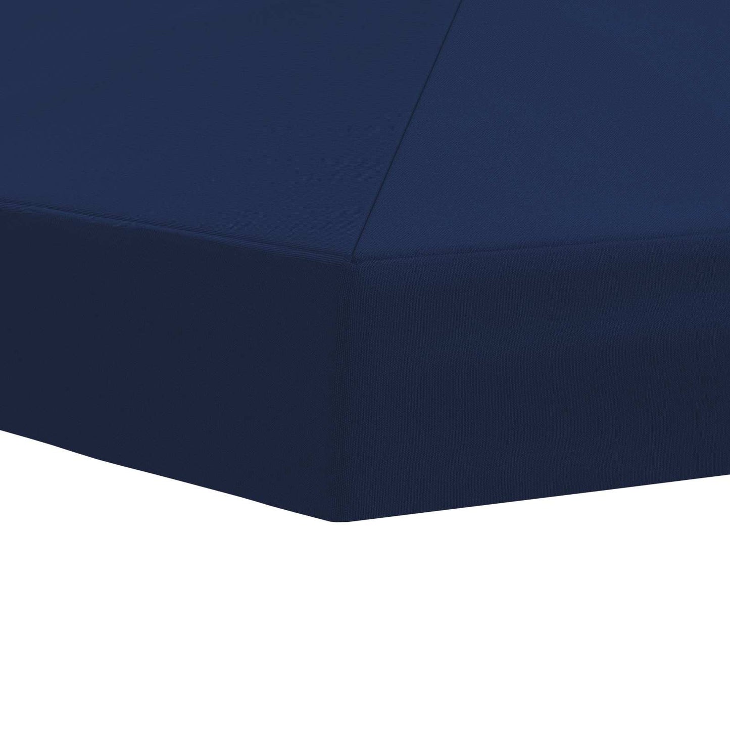 Pavilon napellenző fedél 6 x 3 m Kék Poliészter 190 gsm