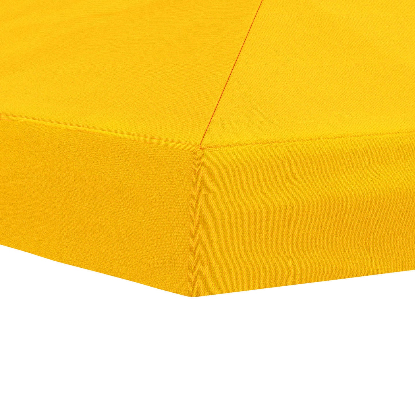 Pavilon napellenző fedél 6 x 3 m Sárga Poliészter 190 gsm