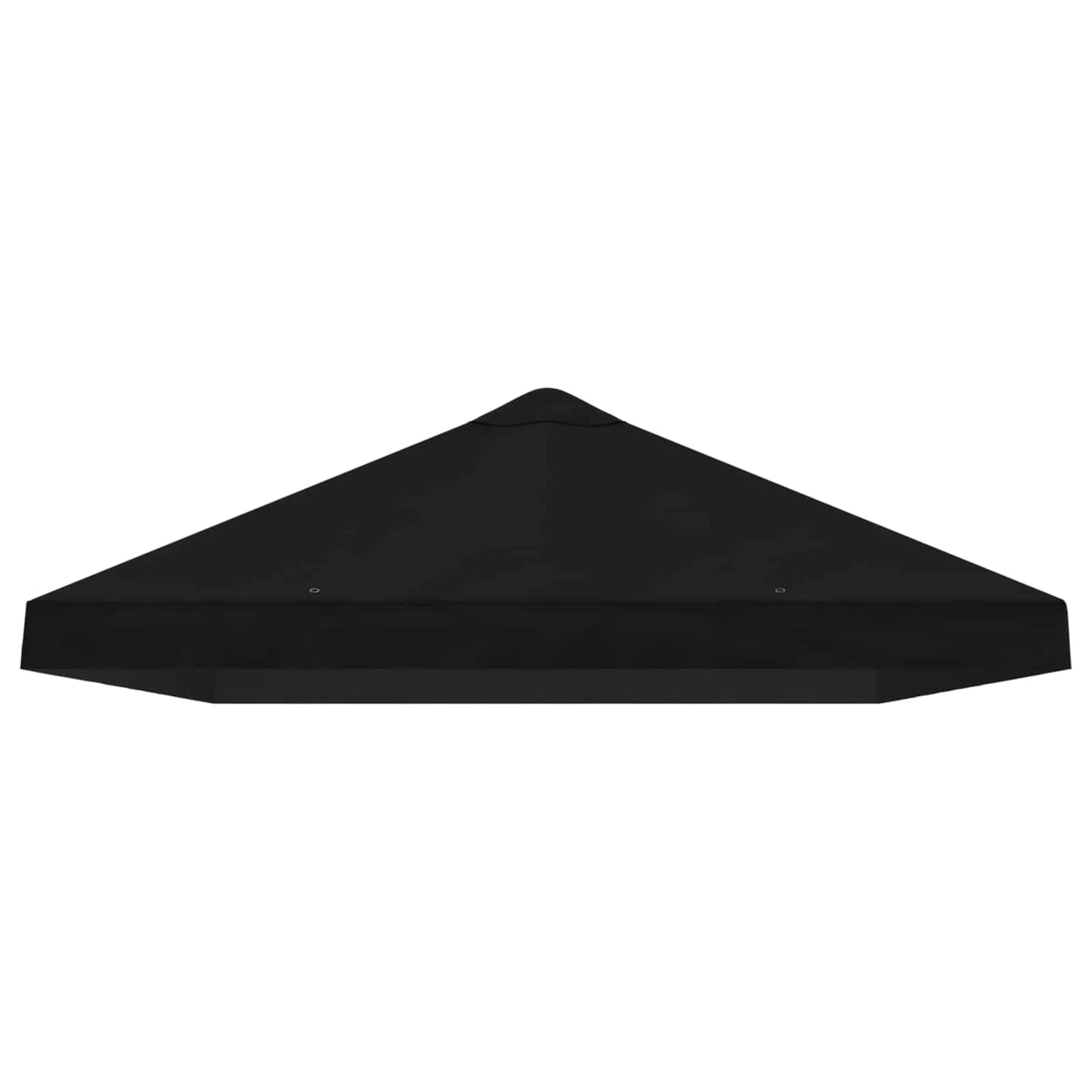 Pavilon napellenző fedél 6 x 3 m Fekete Poliészter 190 gsm