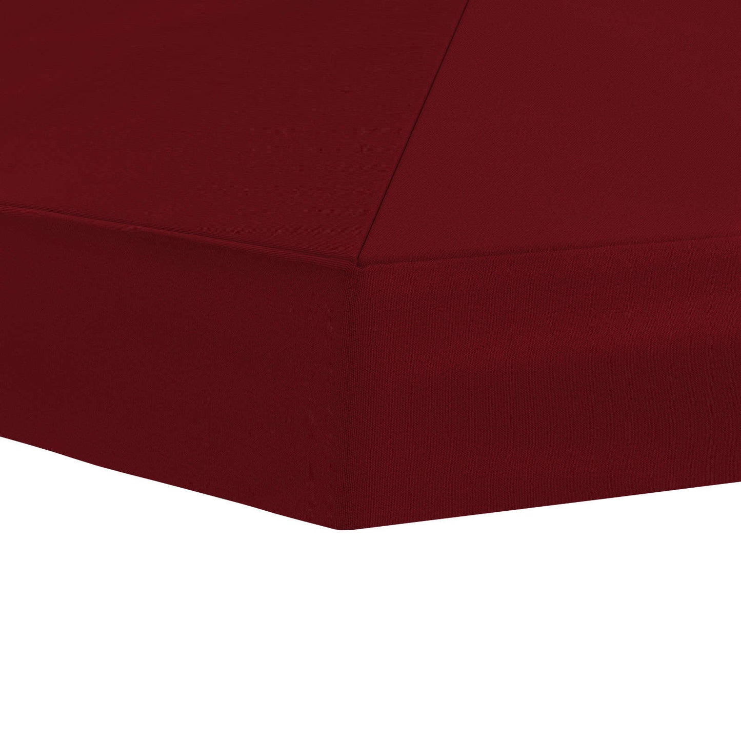 Pavilon napellenző fedél 6 x 3 m Burgundi Poliészter 190 gsm