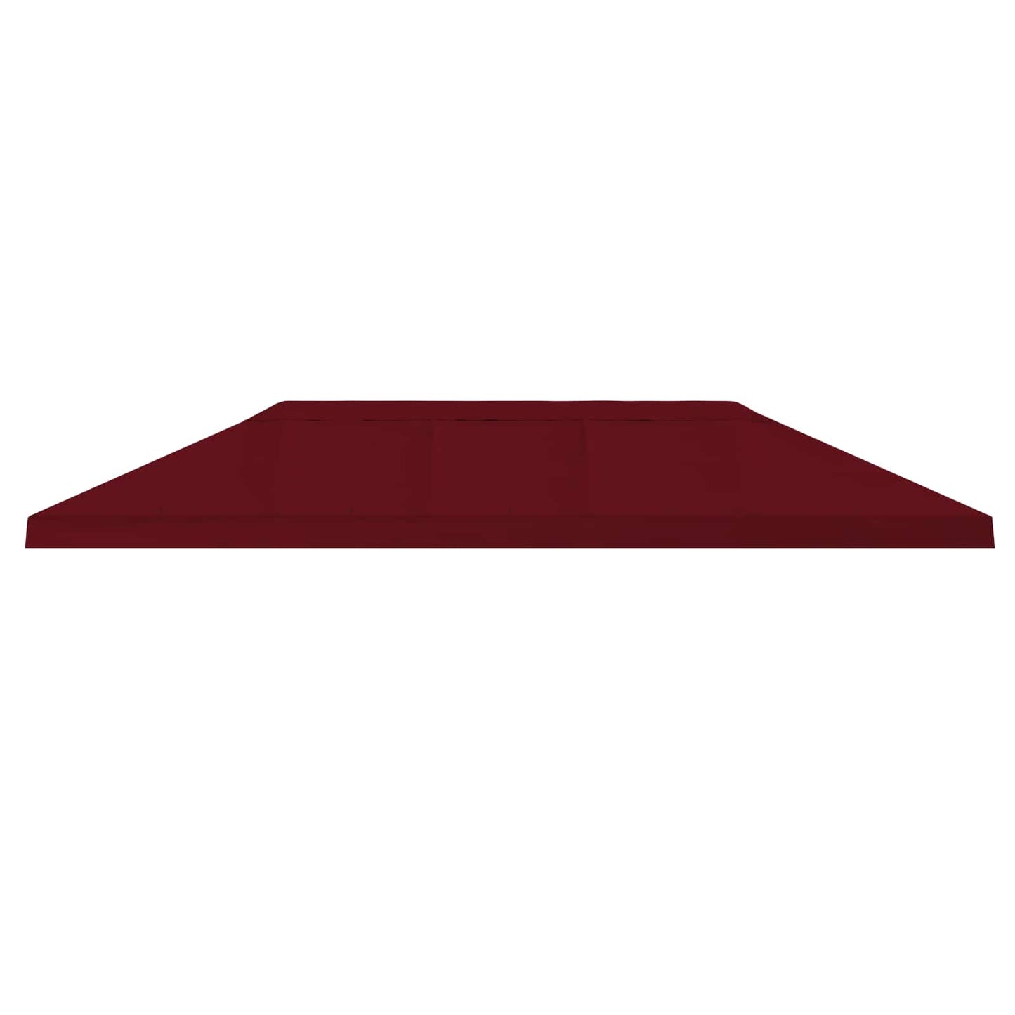 Pavilon napellenző fedél 6 x 3 m Burgundi Poliészter 190 gsm