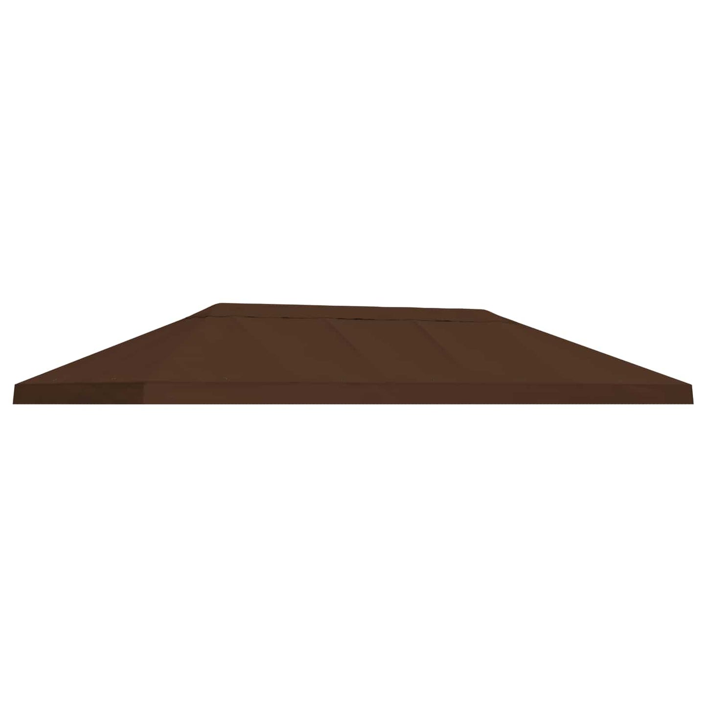 Pavilon napellenző fedél 6 x 3 m Barna Poliészter 190 gsm