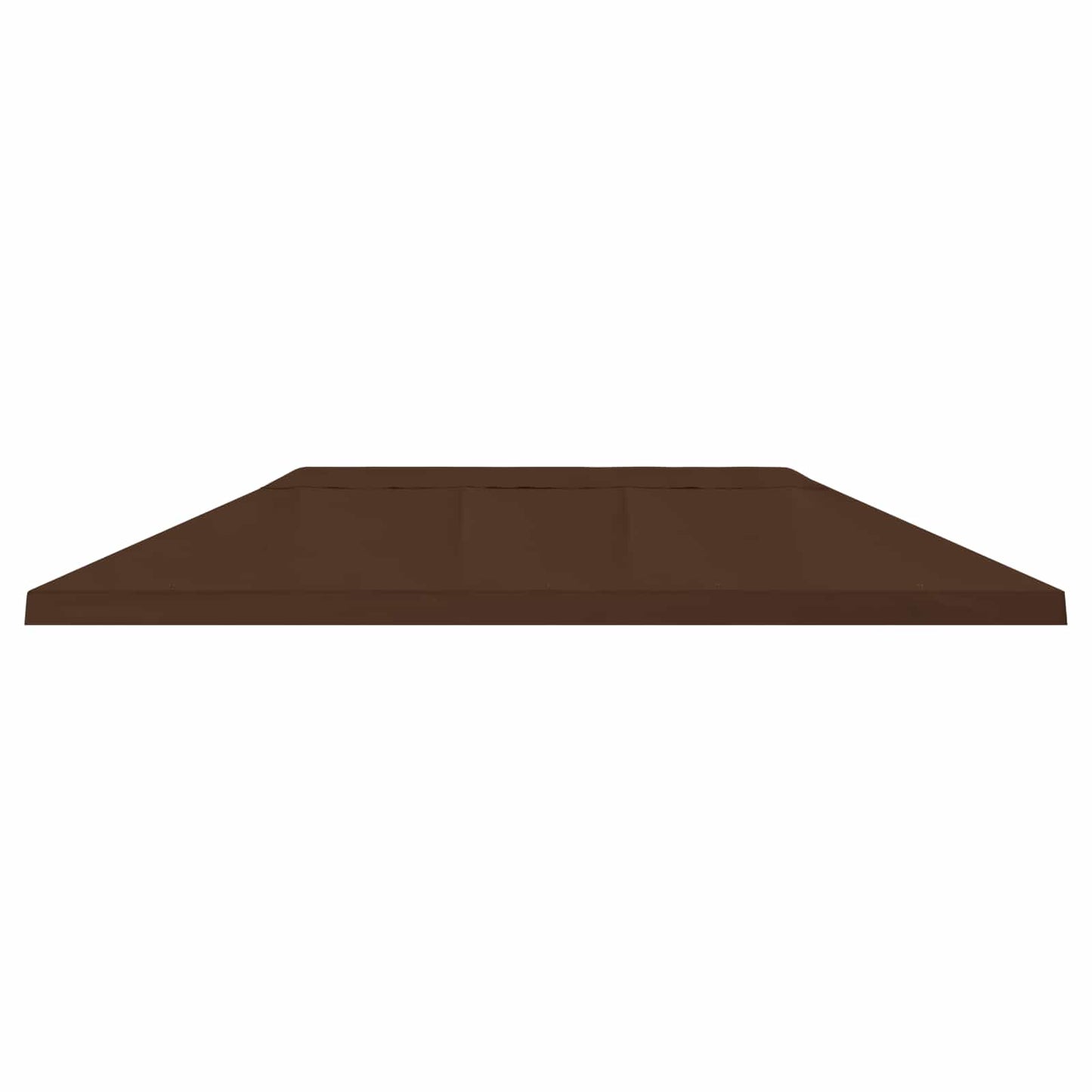 Pavilon napellenző fedél 6 x 3 m Barna Poliészter 190 gsm