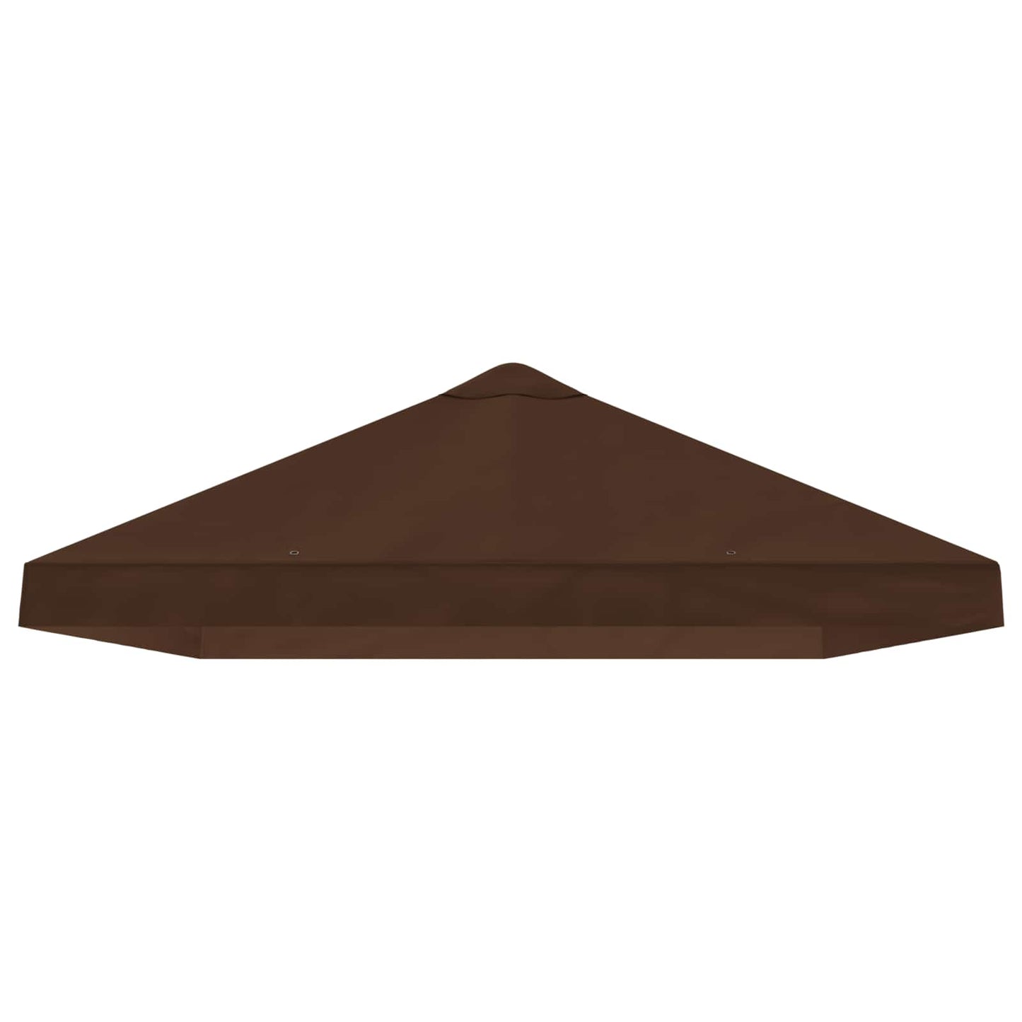 Pavilon napellenző fedél 6 x 3 m Barna Poliészter 190 gsm