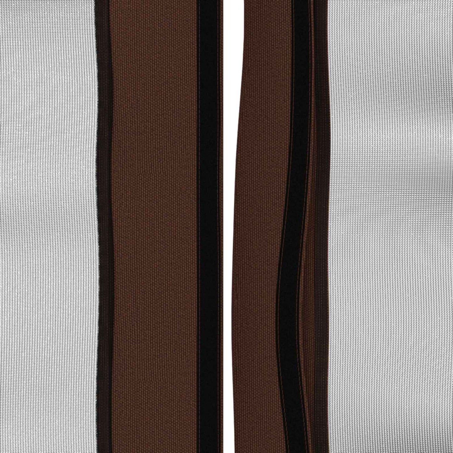 Napernyő ponyva oldalfalakkal 6 x 3 m Barna Poliészter 190 gsm