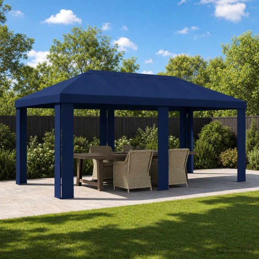 Sátras Fedél 6 x 3 m Kék Poliészter 190 gsm