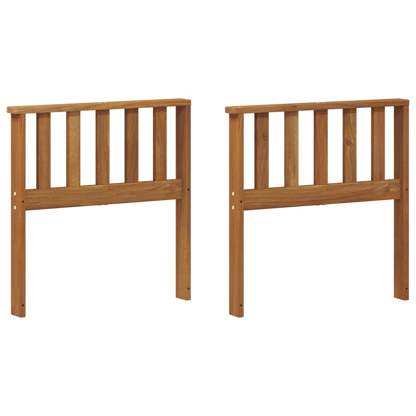 Karfa 2 db Barna 60 x 6 x 61 cm Tömör Akácfa