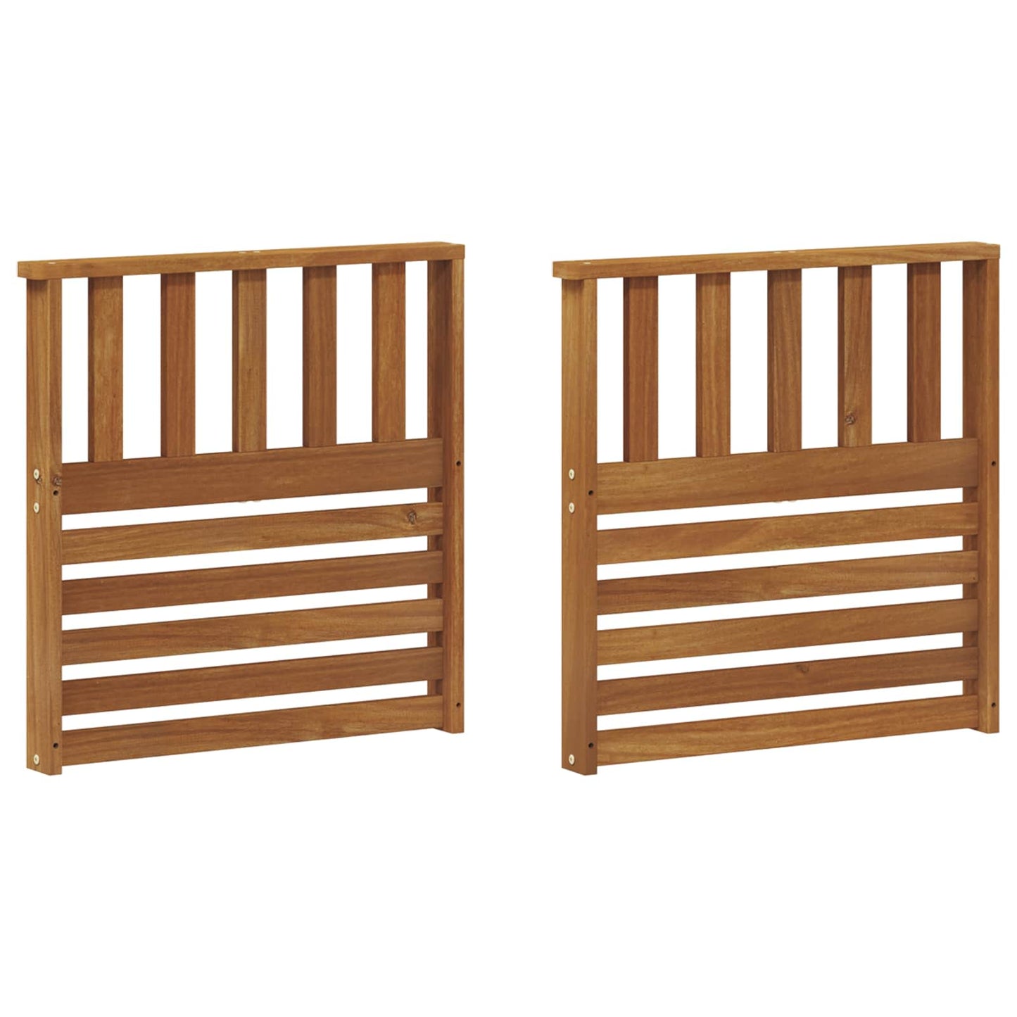Karfák 2 db Barna 60 x 6 x 61 cm Tömör Akácfa