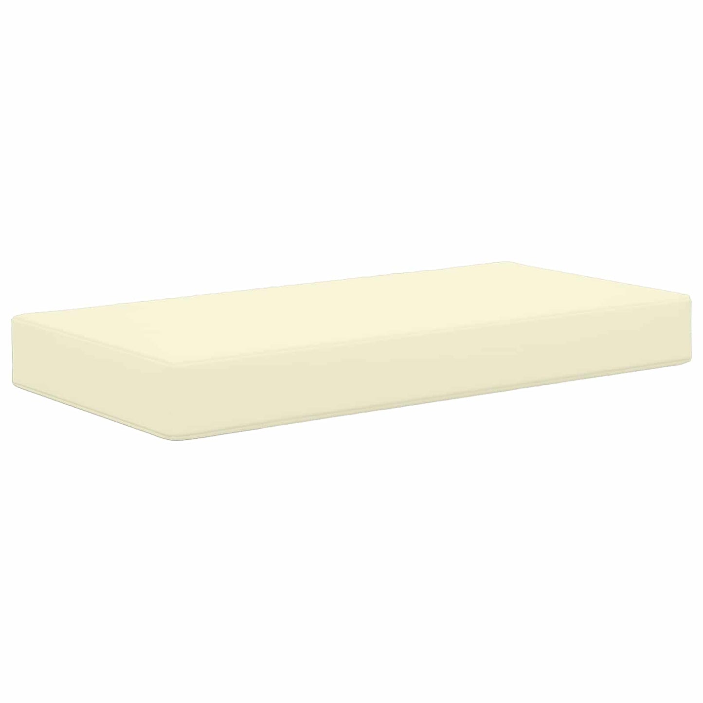 Kültéri ülőpárna Krém 80 x 40 x 8 cm 100% poliészter
