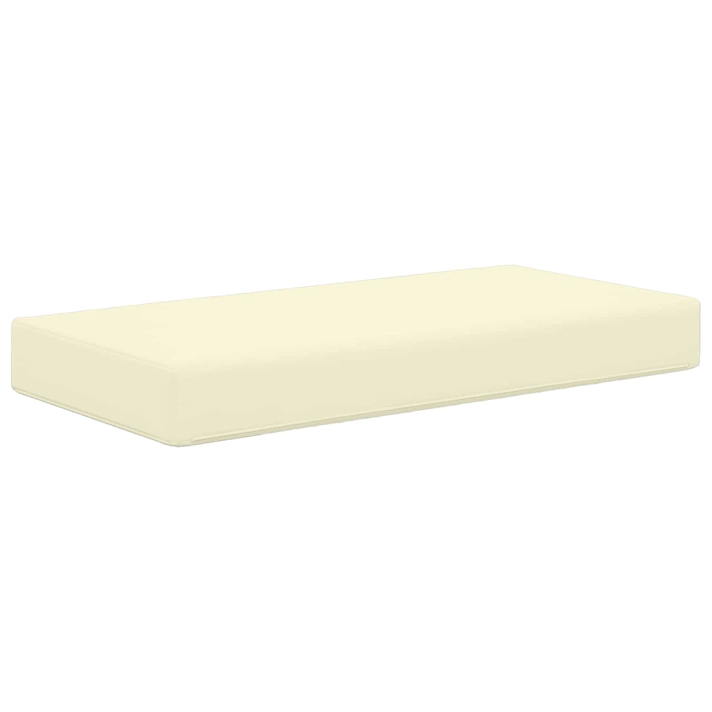 Kültéri ülőpárna Krém 80 x 40 x 8 cm 100% poliészter