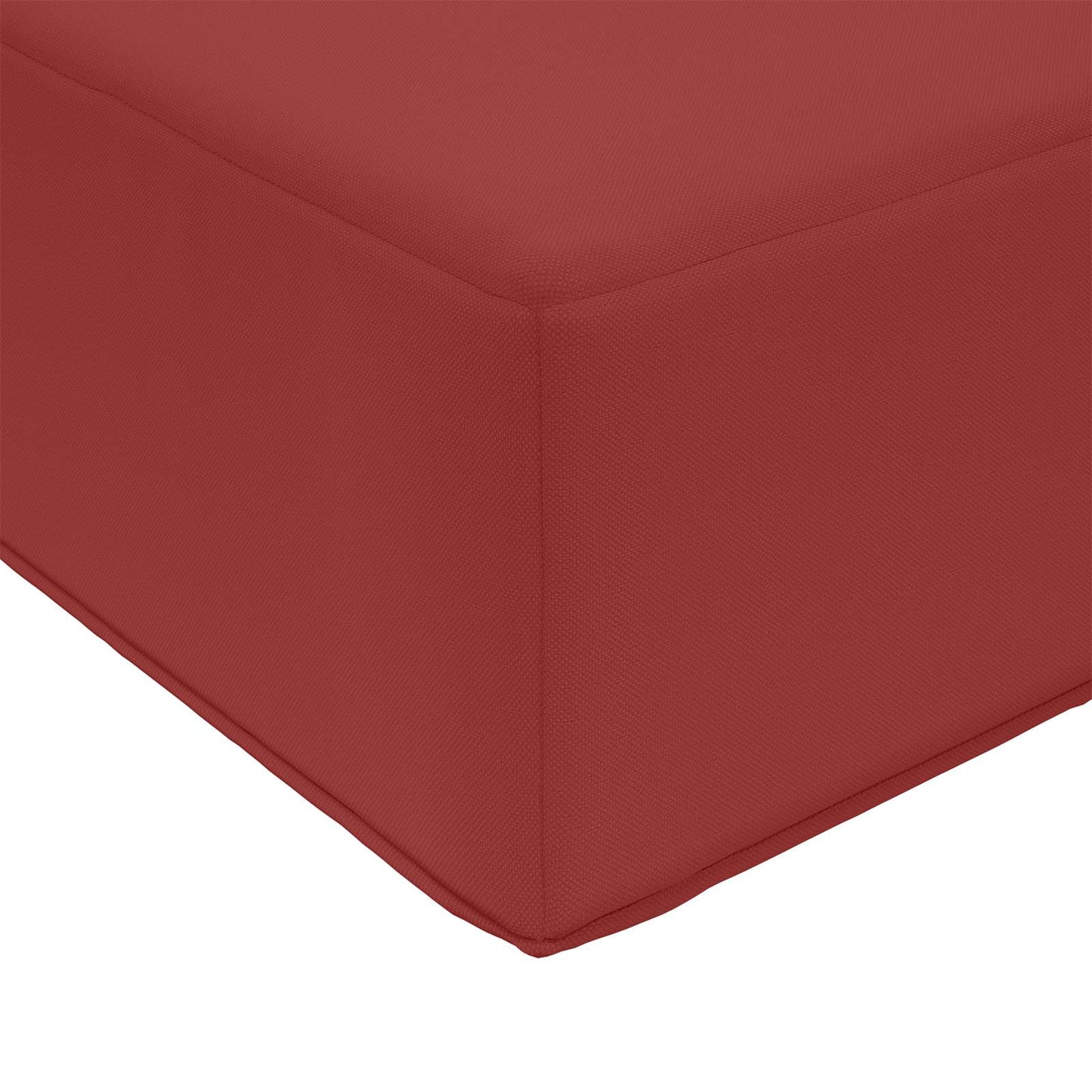 Kültéri ülőpárna bordó 80 x 40 x 8 cm 100% poliészter