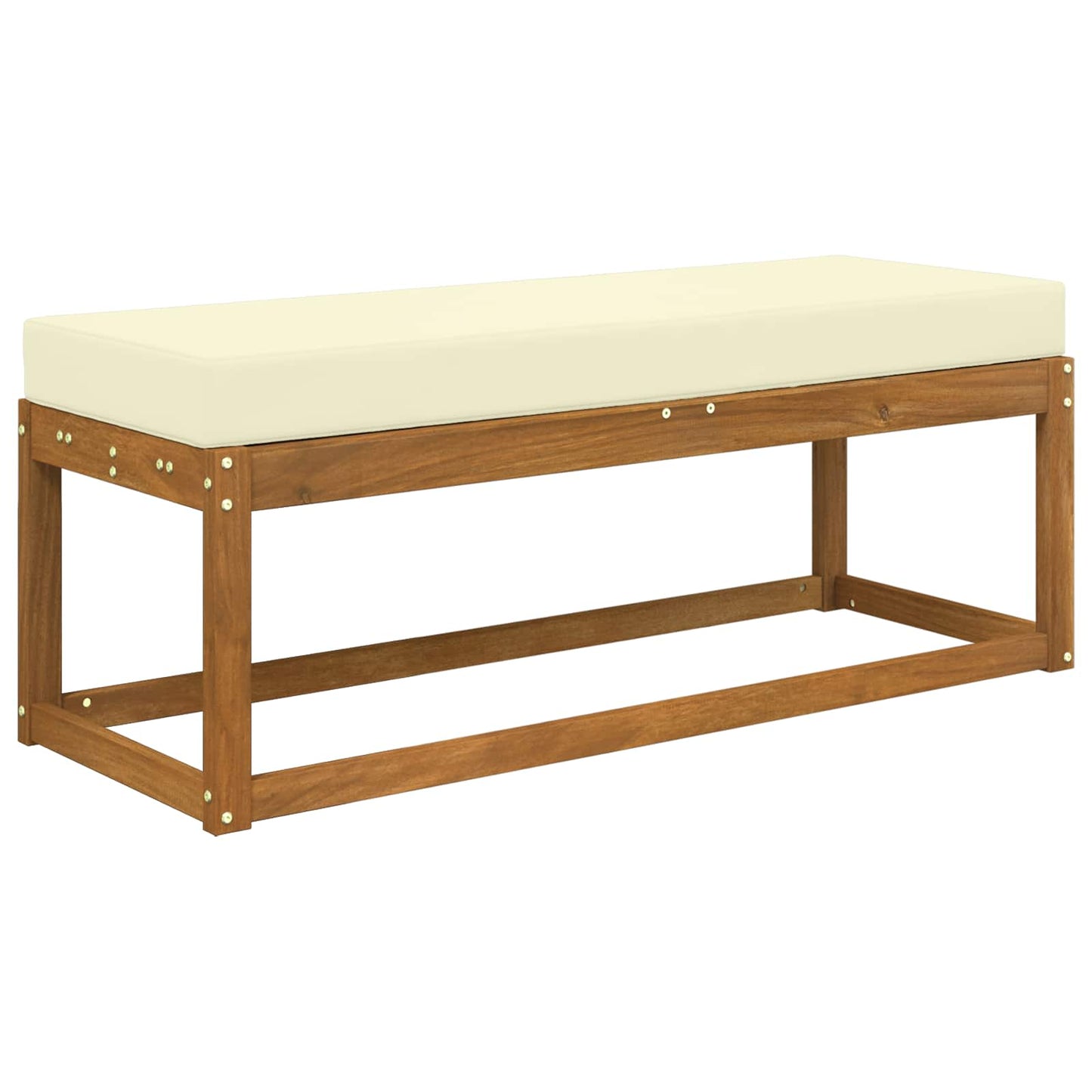 Kültéri ülőpárna Krém 115 x 40 x 8 cm 100% poliészter