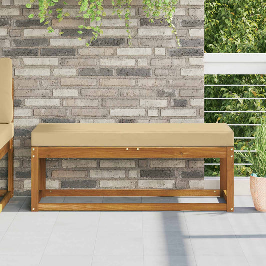 Kültéri ülőpárna Bézs 115 x 40 x 8 cm 100% poliészter