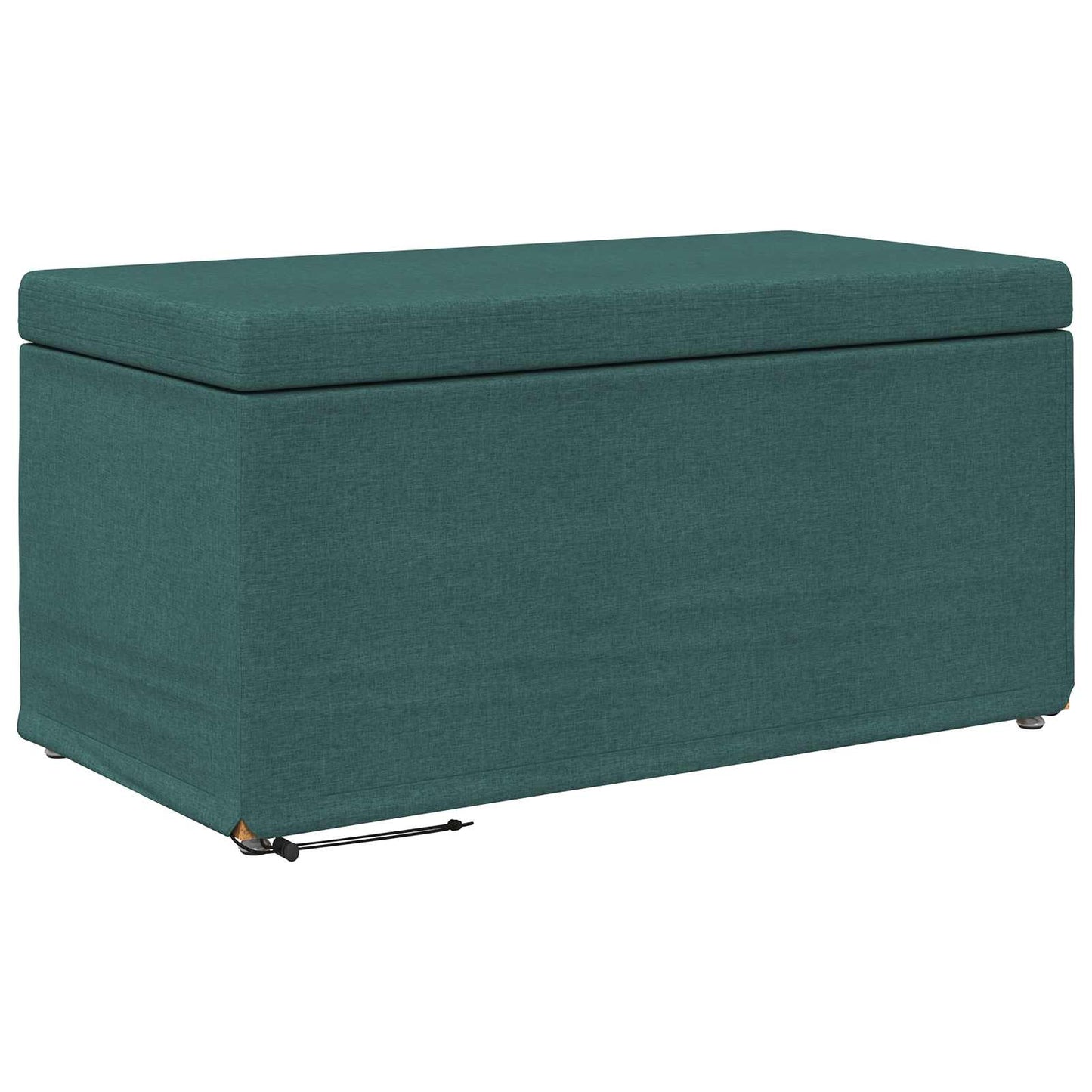 Zsámoly Sötétzöld 81 x 41 x 40 cm Szövet és faszerkezet