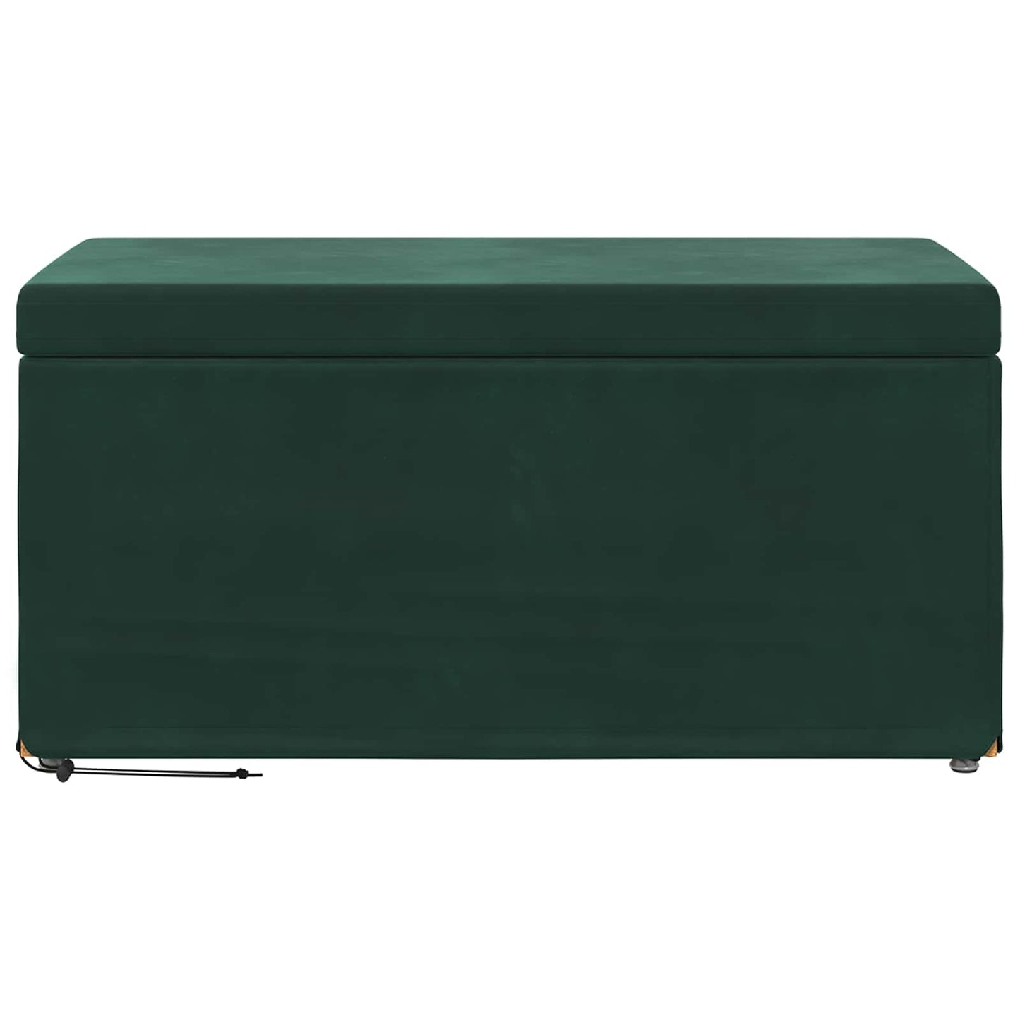 Zsámoly Sötétzöld 81 x 41 x 40 cm Bársony és Műanyag Fa