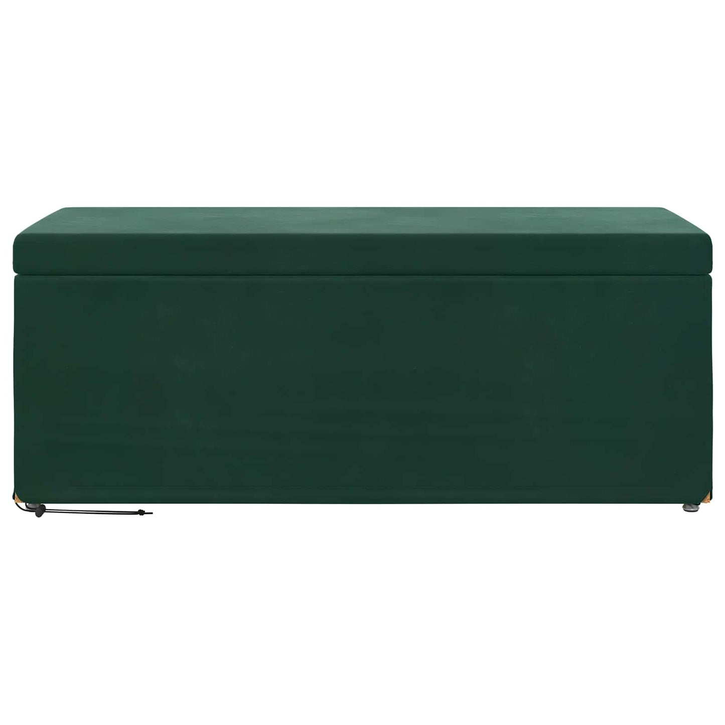 Zsámoly Sötétzöld 101 x 41 x 40 cm Bársony és Műanyag Fa