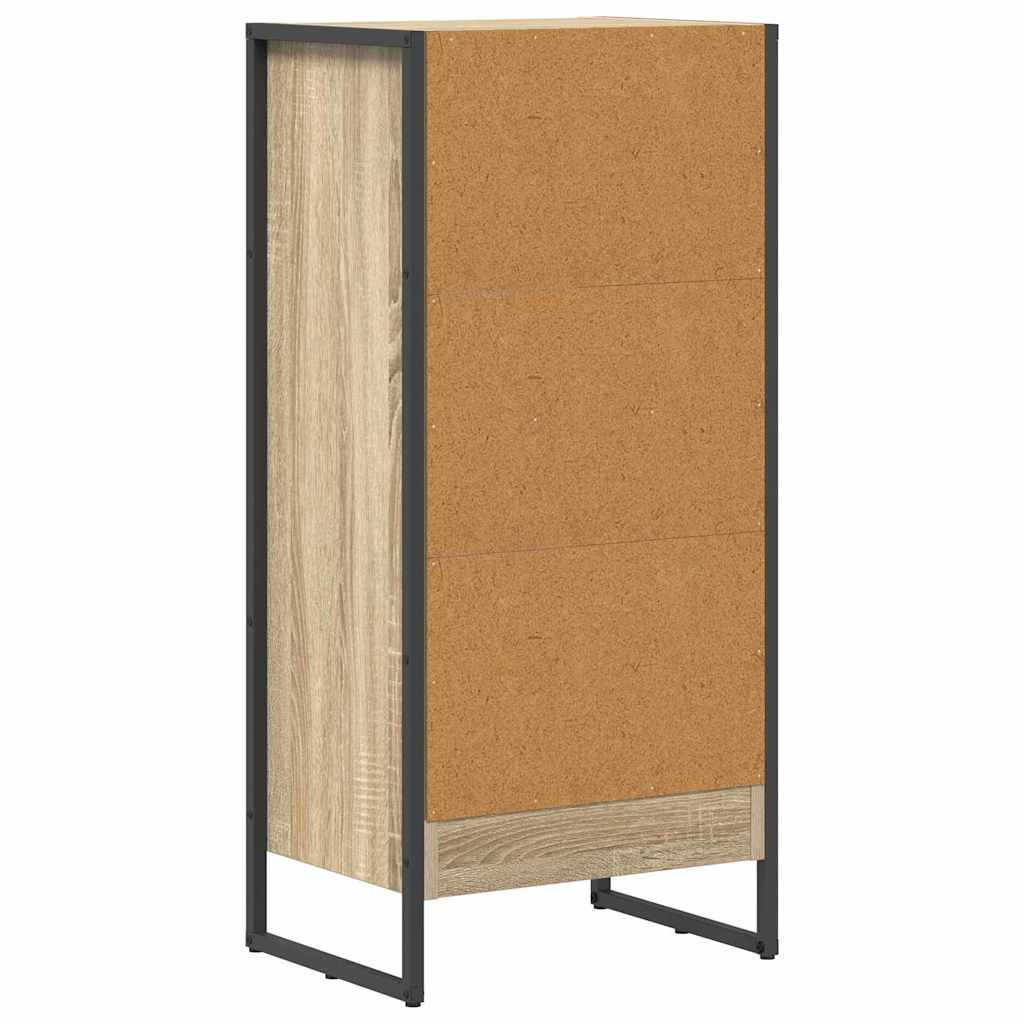 Könyvespolc 40 x 30 x 86,5 cm Szerelt Fa Sonoma