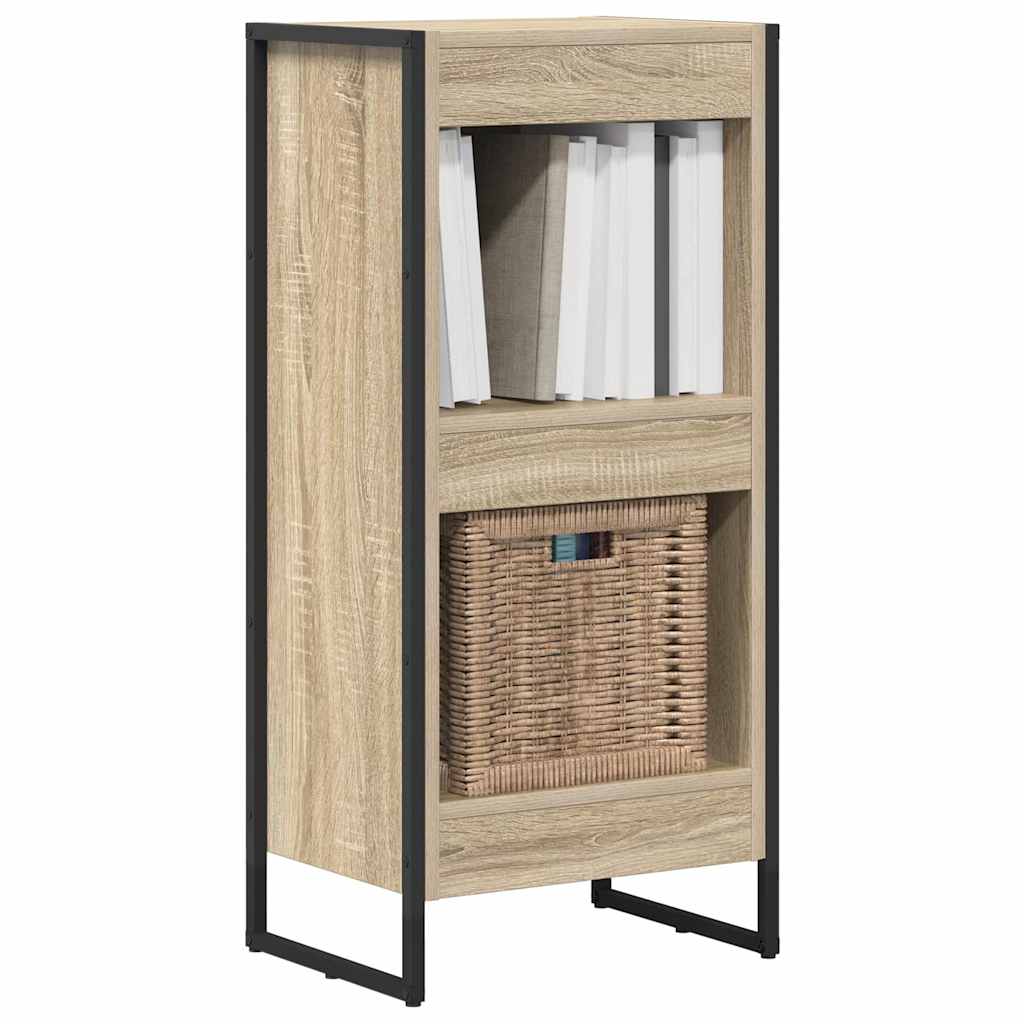 Könyvespolc 40 x 30 x 86,5 cm Szerelt Fa Sonoma