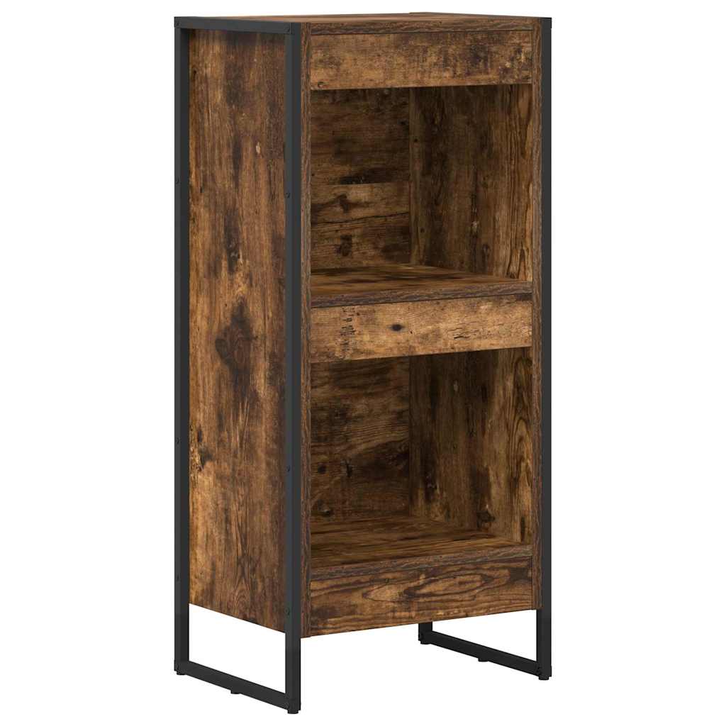 Könyvespolc 40 x 30 x 86,5 cm Szerelt Fa Füstös tölgy