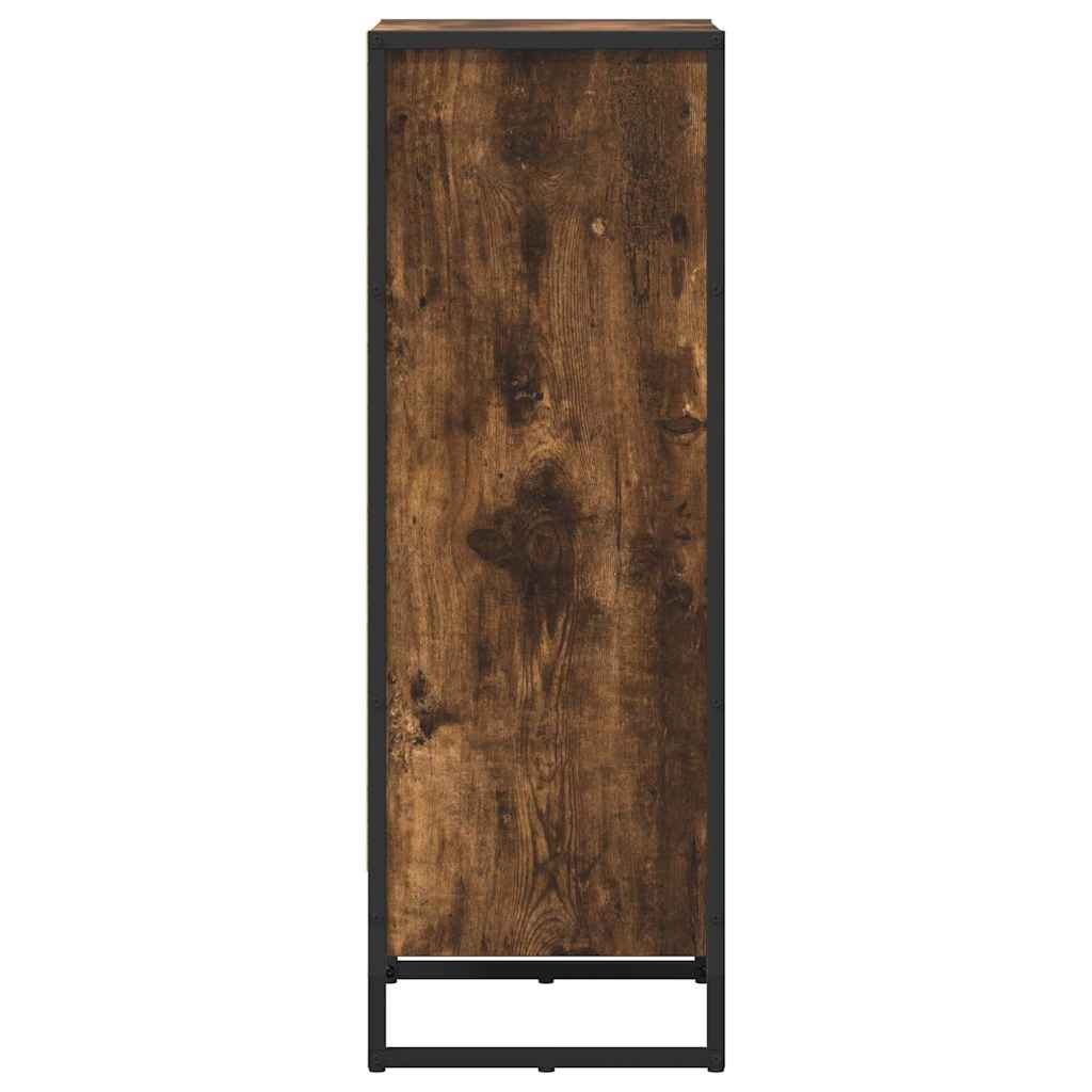 Könyvespolc 40 x 30 x 86,5 cm Szerelt Fa Füstös tölgy