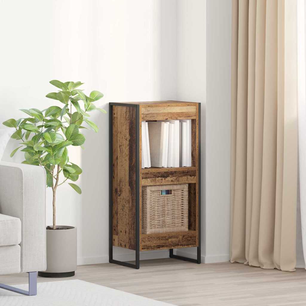 Könyvespolc 40 x 30 x 86,5 cm Szerelt Fa Öreg fa